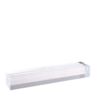 Acrylic card holder transparent  | glossy  | 150 mm
