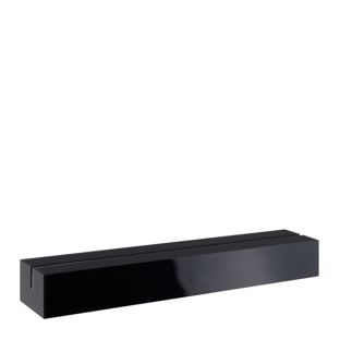 Acrylic card holder black  | matt  | 150 mm