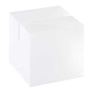Acrylic card holder "Cube" transparent  | matt 