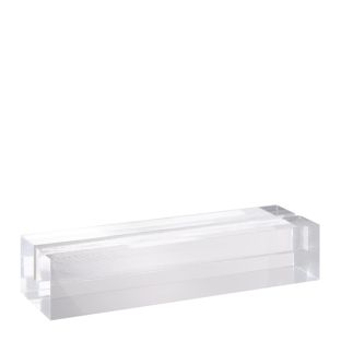 Card holder acrylic, base for variable insertion system MODUL 148 mm | transparent  | glossy 