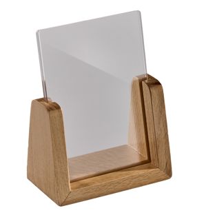 Menu holder wood LignoLine portrait | A7 | null