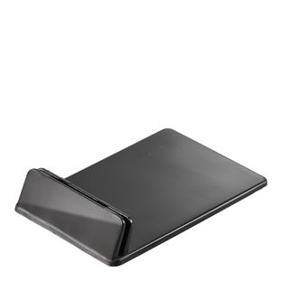 Card holders angled with insertion slot 40 mm | black