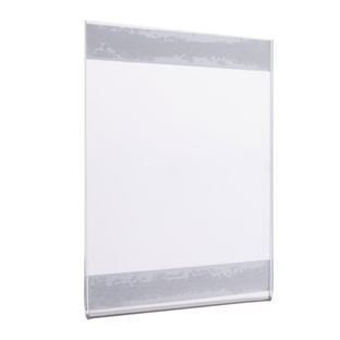 Acrylic pocket with magnetic strips A7  | portrait format 