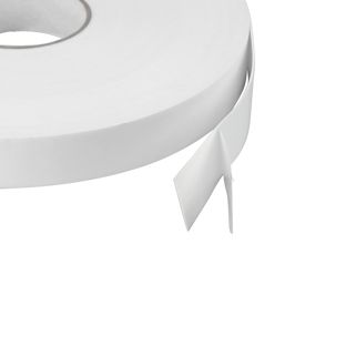 Double-sided foam adhesive PE tape, white, 1 mm thick, strong adhesive, EL100 30 mm