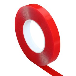 Double-sided adhesive pure acrylic tape, highly transparent, 2 mm thick, 19 mm wide, very strong adhesive, OL200 