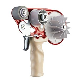 Hand dispenser for double-sided special paper adhesive tape up to 25 mm roll width 