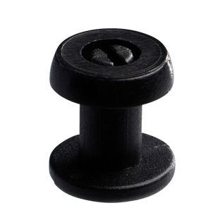 Snap rivets with thick head black  | 7.5 mm
