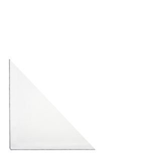 Corner pockets, 140 x 140 mm, with filling level 