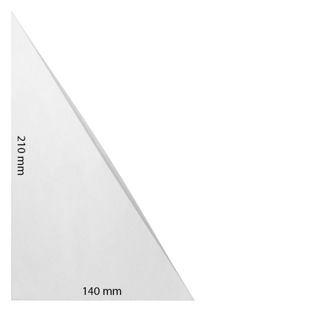 Corner pockets, self-adhesive, foil, transparent 210 x 140 mm 