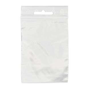 Zip lock bags, with euro hole, PE foil 50 µm | 200 x 300 mm 