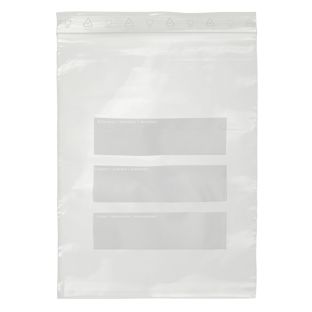 Dental Zip lock bag 180 x 250 mm, with additional pocket, PE foil 50 micron 