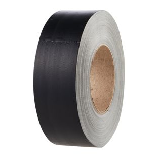 Premium fabric tape matt black  | 50 mm
