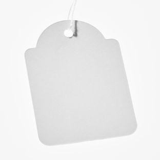 Hanging labels with thread 45 x 65 mm 