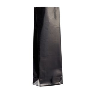 Block bottom bags black 70 x 40 x 205 mm 