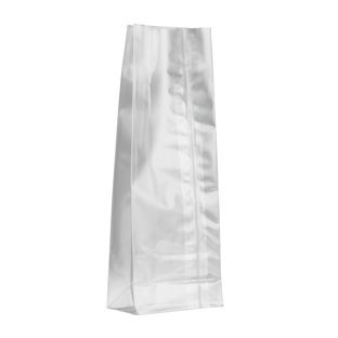 Block bottom bags with sealing seam, OPP foil, 70 x 40 x 195 mm  | 50 µm