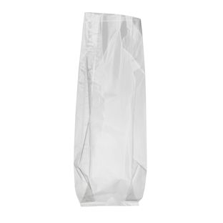 Gusseted bags with sealing seam, OPP foil 30 mµ, 100 x 50 x 200 mm