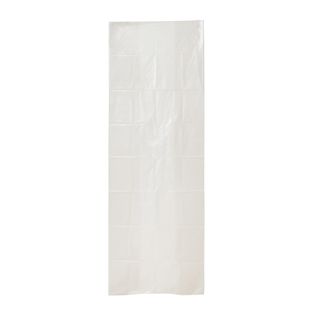 Gusseted box liners, PE foil 80 mµ with regenerated material (box of 40 pcs) 800 + 500 x 2300 mm