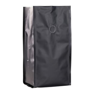Sáček na kávu s ochranným aroma ventilkem, černý 290 x 120 mm 