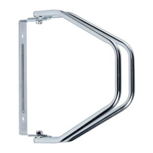 Wall-mounted bicycle rack, 180° rotatable, metal 