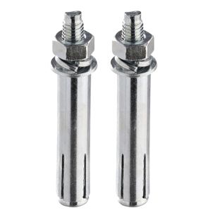 Wall mounting hardware for bicycle racks 