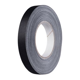 REGUtex R spine tape, cloth tape, fabric structure, laquered black  | 19 mm