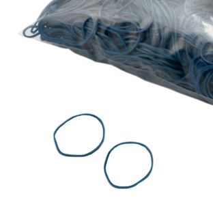 Rubber bands, blue 