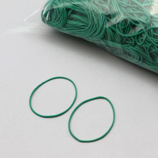 Rubber bands, green 1 mm | 50 mm