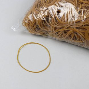 Rubber bands, ecru 1,5 mm | 60 mm