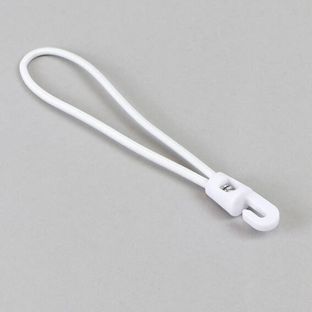 Bungee loops with hook 150 mm | white 