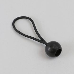 Napínací gumy s kuličkou 120 mm | černá 