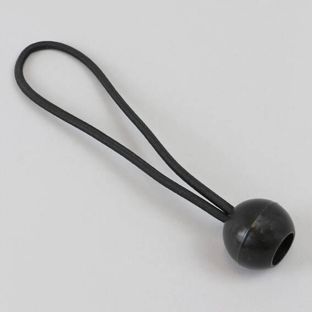 Napínací gumy s kuličkou 180 mm | černá 