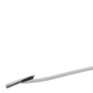 Elastic cords with two metal ends grey | 250 mm