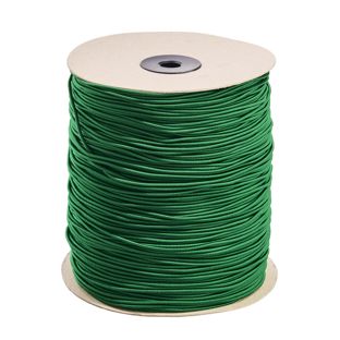 Elastic cords on reel, 2,2 mm green 