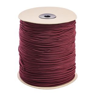 Elastic cords on reel, 2,2 mm bordeaux 
