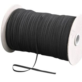 Plochá gumička 5 mm černá  | 130 m