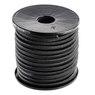 Elastic rope 10 mm, black 