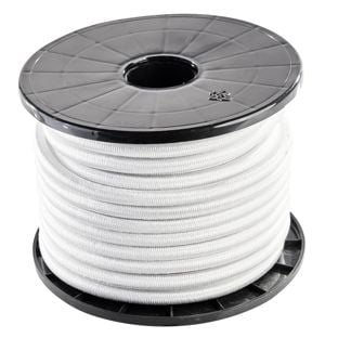 Elastic rope 8 mm white 