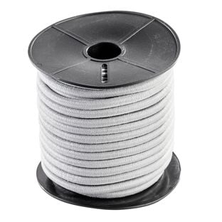 Elastic rope 6 mm grey 