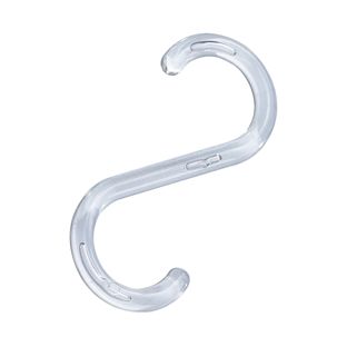 S Hook, plastic 