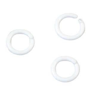 Binding rings 14 mm, plastic white 
