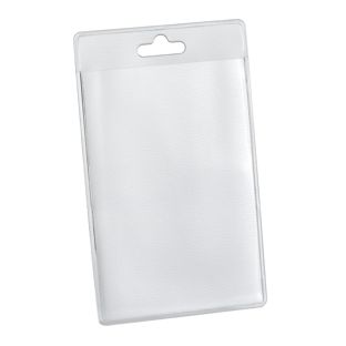 ID pockets for credit card size, portrait, with euro hole 