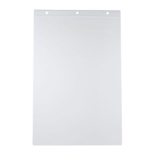 ID pockets A4  | portrait  | with 3 round holes 