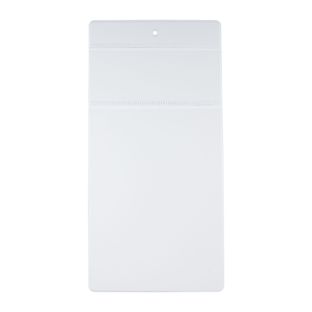 Display pockets for A6 vertical format, with round hole and with additional pocket on top A6  | portrait  |  with additional pocket on top 