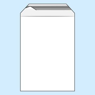 Bags with flap, PE foil, recloseable, transparent 500 x 700 mm  | 50 µm