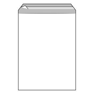 Bags with flap, PP foil, recloseable, transparent 300 x 400 mm  | 50 µm