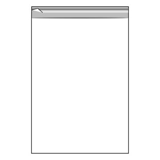 Bags with flap, OPP foil, recloseable, transparent 240 x 320 mm