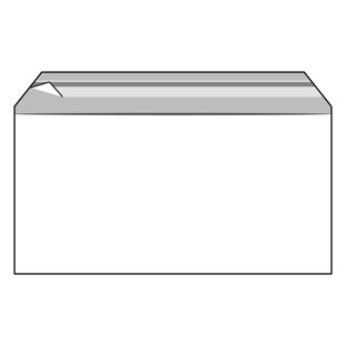 Bags with flap, PP foil, recloseable, transparent 229 x 114 mm | 100 µm