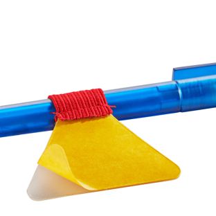 Pen Loop holder to stick in, for thin pencils red 