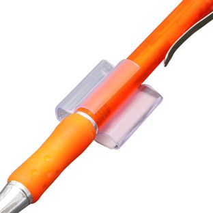 Pen holders, self-adhesive 25 x 25 mm  | transparent 