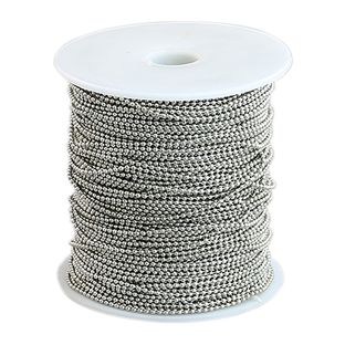 Ball chain reels, 100 m | 1.5 mm | silver  | metal 